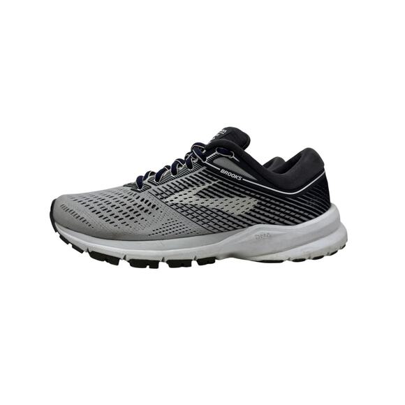 Brooks Launch 5 Grey/Ebony/White 6 - Picture 2 of 9
